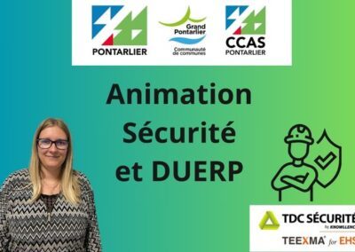 Animation Sécurité et DUERP à Pontarlier