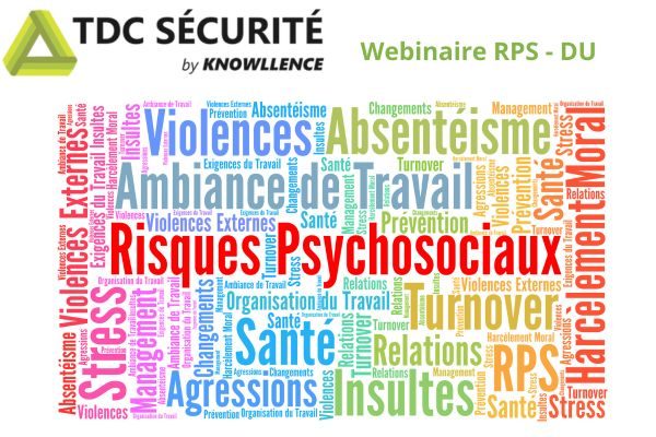 Webinaire logiciel TDC Sécurité pour l'évaluation des RPS